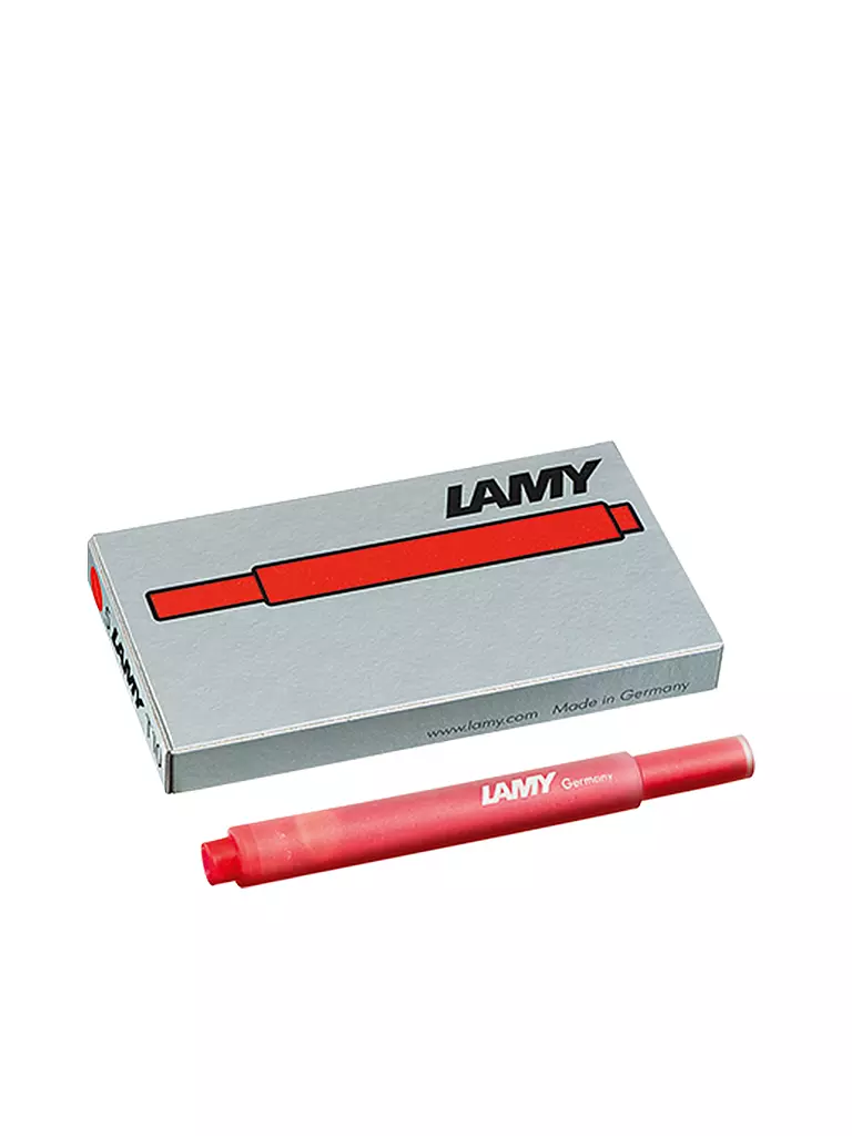 LAMY | Cartucho de tinta T10 (Rojo) | Rojo