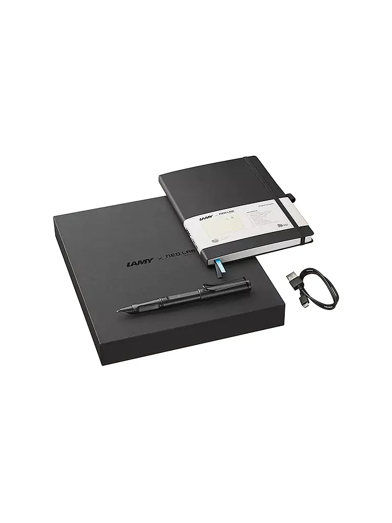 LAMY | LAMY safari all black ncode Set Escritura Digital all-black | Negro