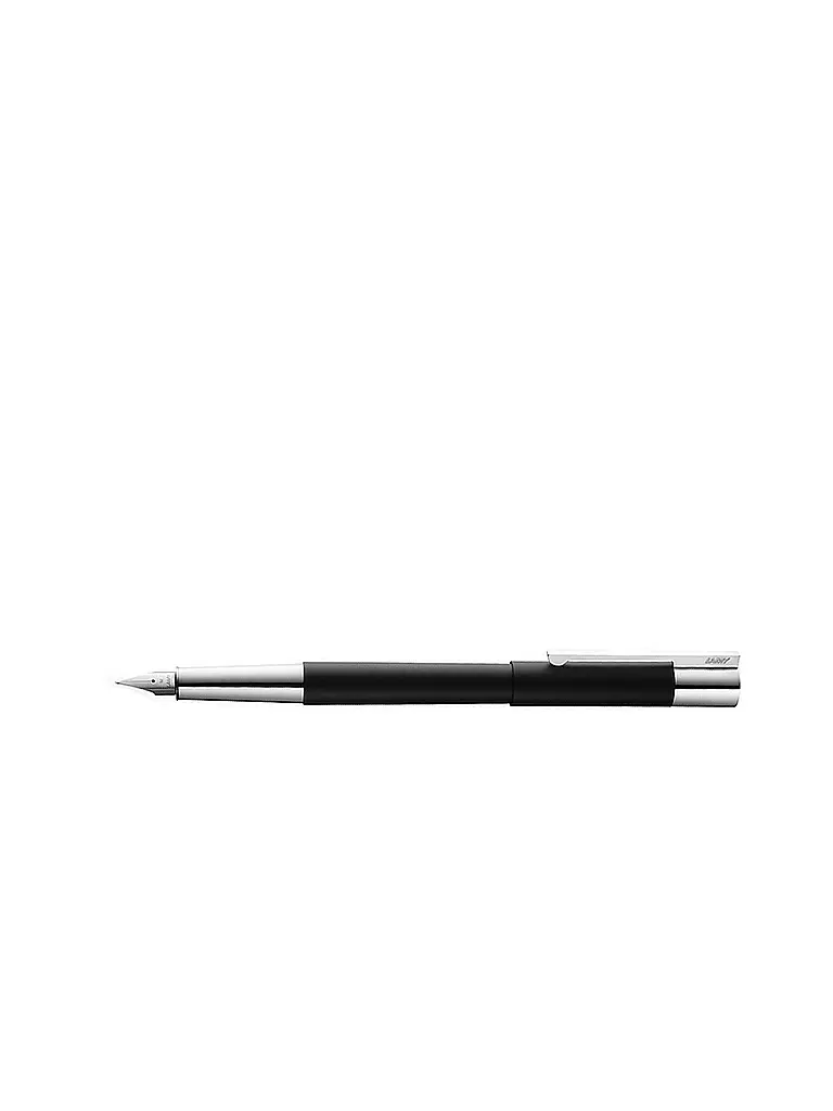 LAMY | Pluma estilográfica "Scala" 080 acero inoxidable/negro mate | Negro