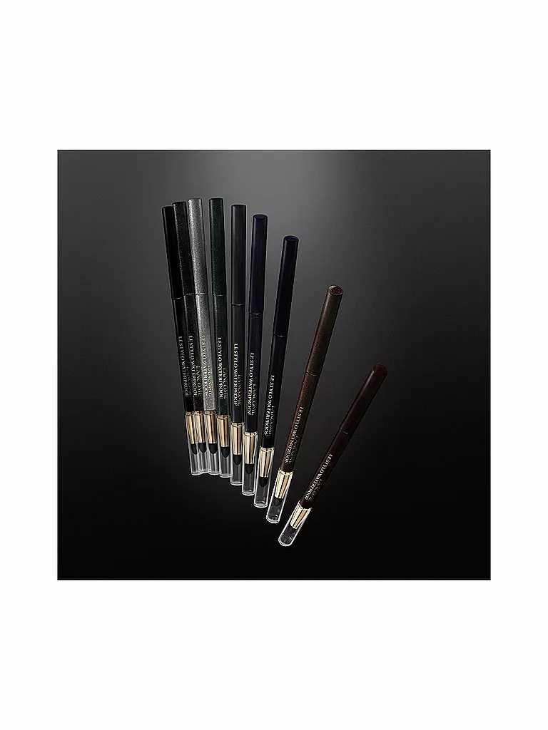 LANCÔME | Lápiz de ojos - Le Stylo Waterproof (02 Noir Intense) | Negro