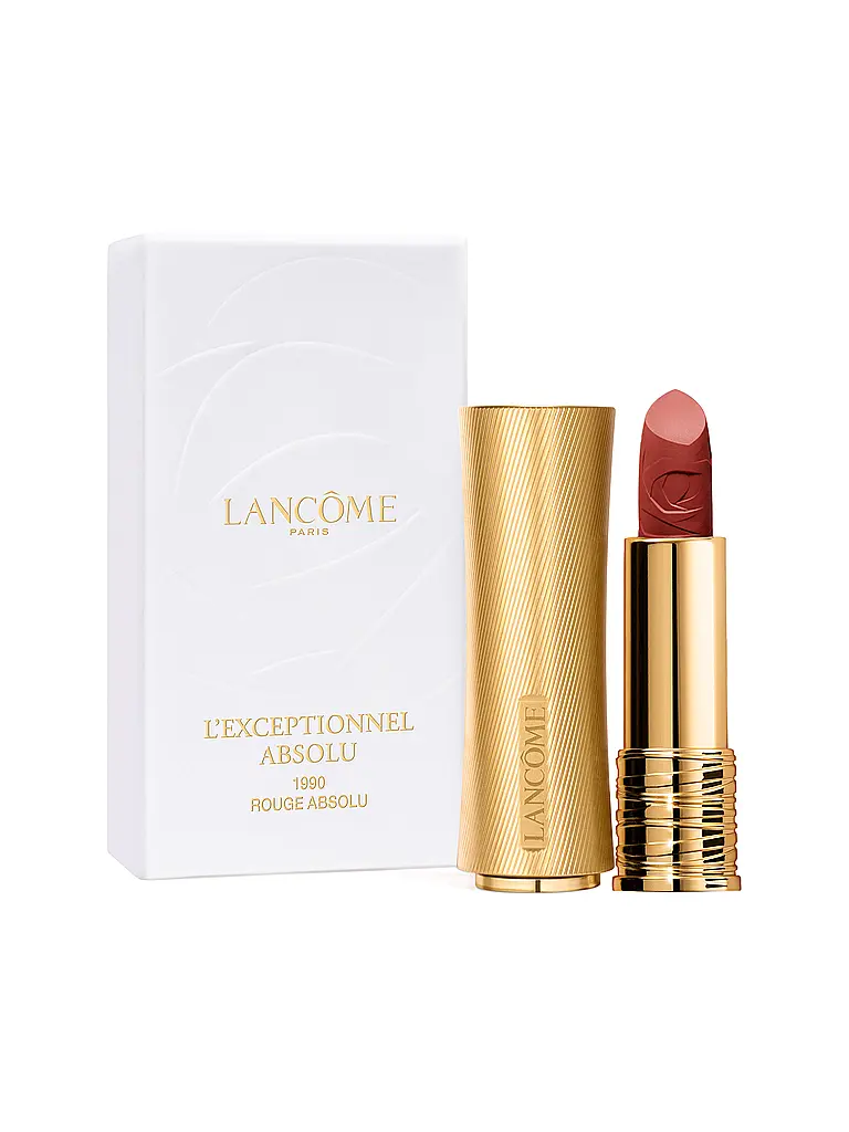 LANCÔME | Labial - L'Exceptionnel Absolu Drama Matte Collector Edition (1990 Rouge Absolu) | Rojo oscuro