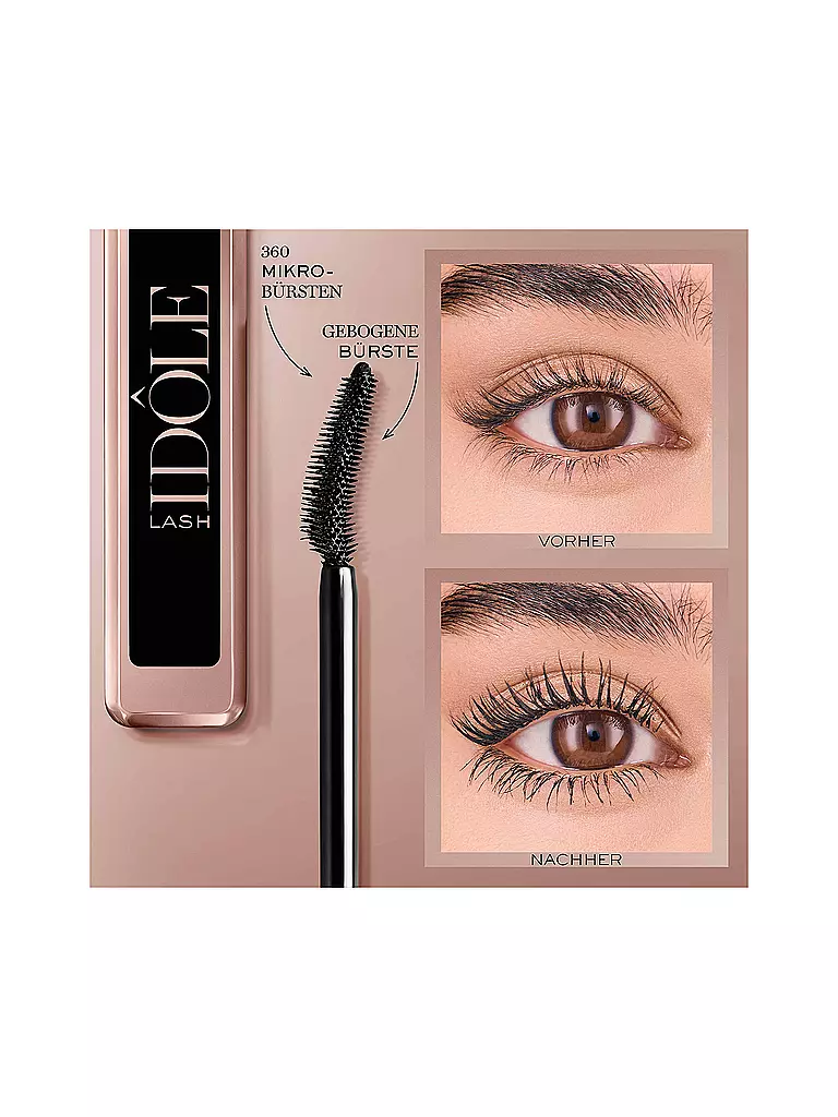 LANCÔME | Máscara de pestañas Lash Idôle Waterproof (01 Black) | 