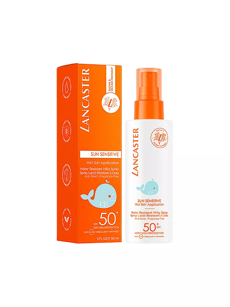 LANCASTER | Clean Sun Sensitive Kids Milky Spray SPF 50 150ml | Sin color