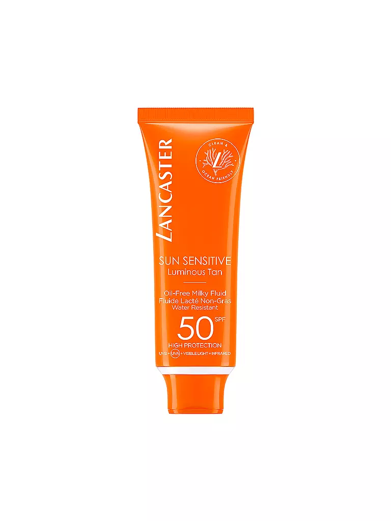 LANCASTER | Clean Sun Sensitive Milky Fluid SPF 50 50ml | Sin color