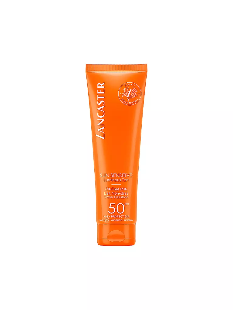 LANCASTER | Clean Sun Sensitive Oil Free Body Milk SPF 50 150ml | Sin color