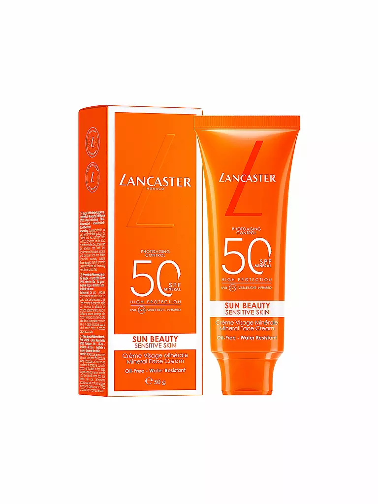 LANCASTER | Cuidado solar - Sun Mineral Crema Facial SPF50 50ml | Sin color