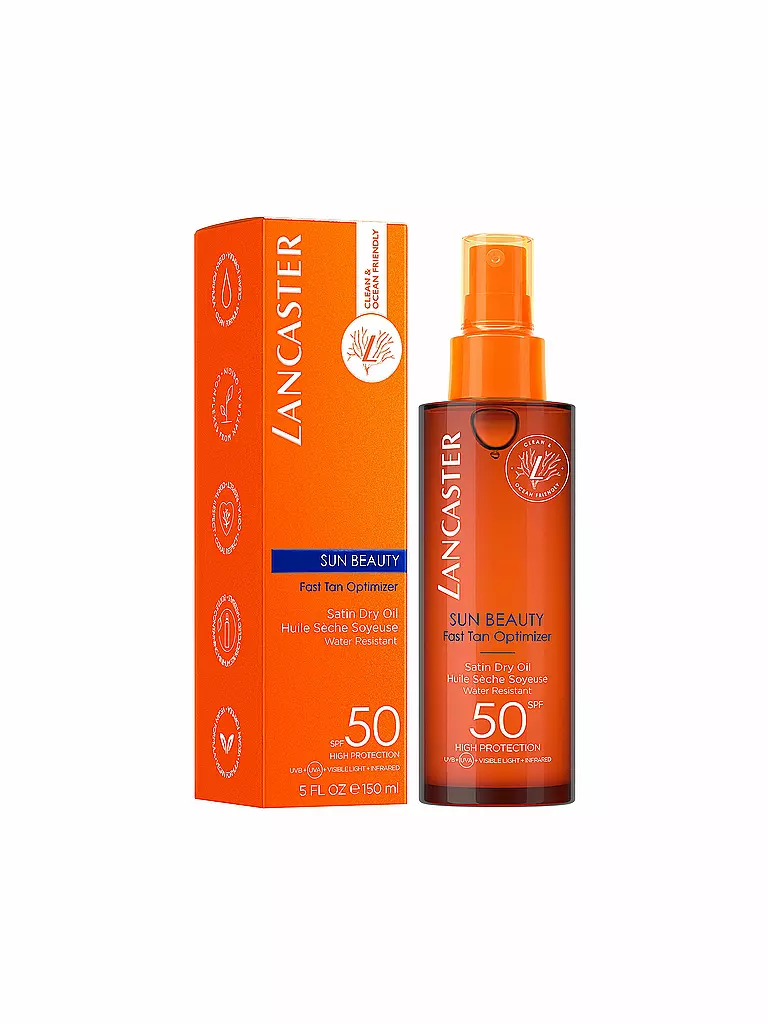 LANCASTER | Sun Beauty Satin Dry Oil SPF50 150ml | Sin color