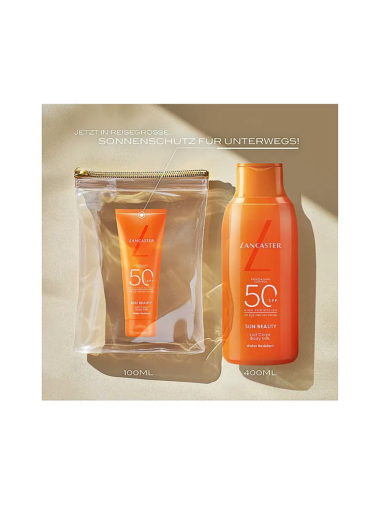 LANCASTER | Sun Beauty Velvet Tanning Milk SPF30 JUMBO 400ml | Sin color