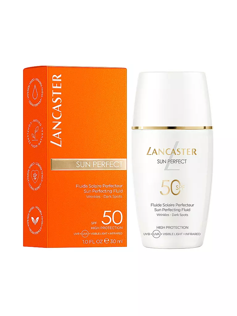 LANCASTER | Sun Perfect Sun Perfecting Fluid SPF50 30ml | Sin color