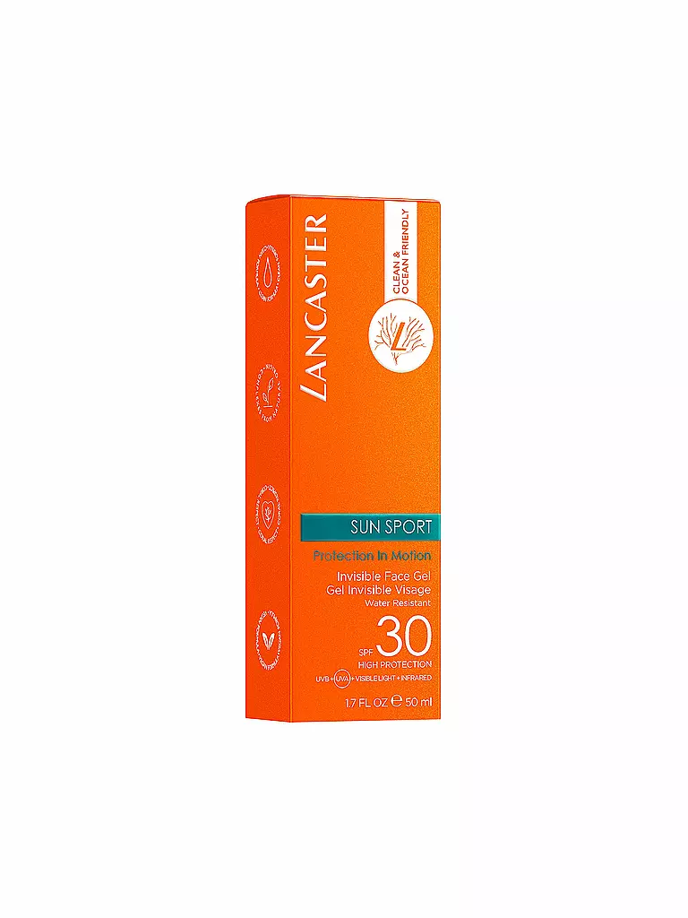LANCASTER | Sun Sport Invisible Face Gel SPF30 50ml | Sin color