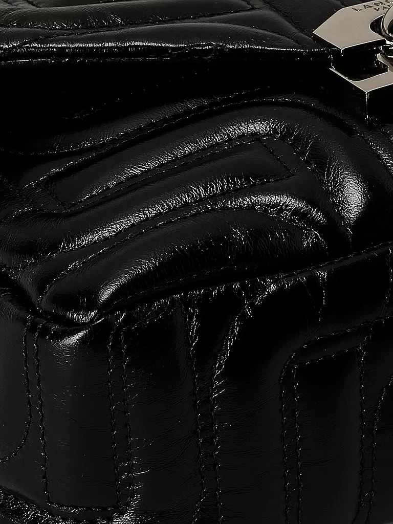 LANCEL | Ledertasche - Mini Bag MIDI-MINUIT | Negro