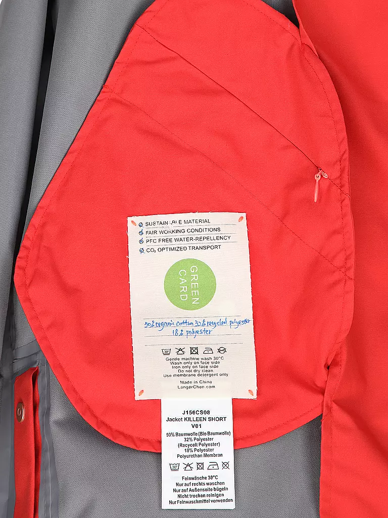LANGER CHEN | Chaqueta KILLEEN | Rojo