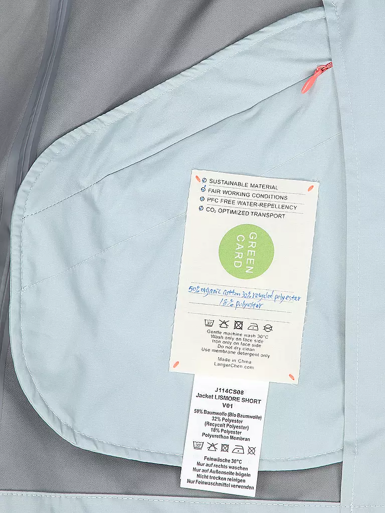 LANGER CHEN | Chaqueta LISMORE | Azul claro