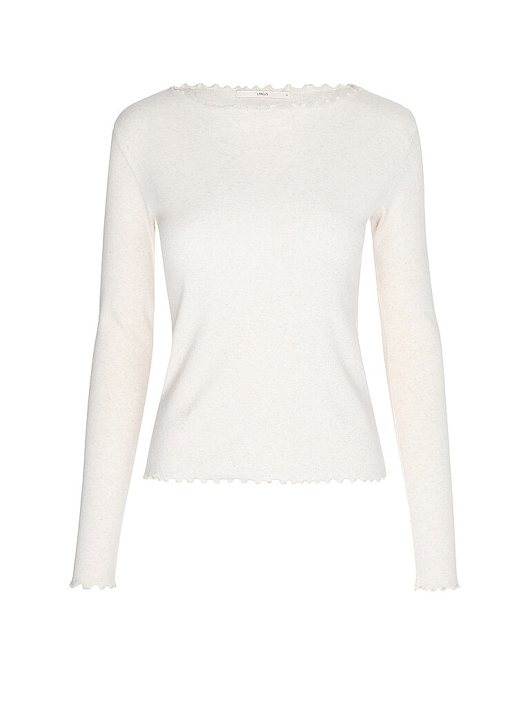 Lanius Camiseta de manga larga beige