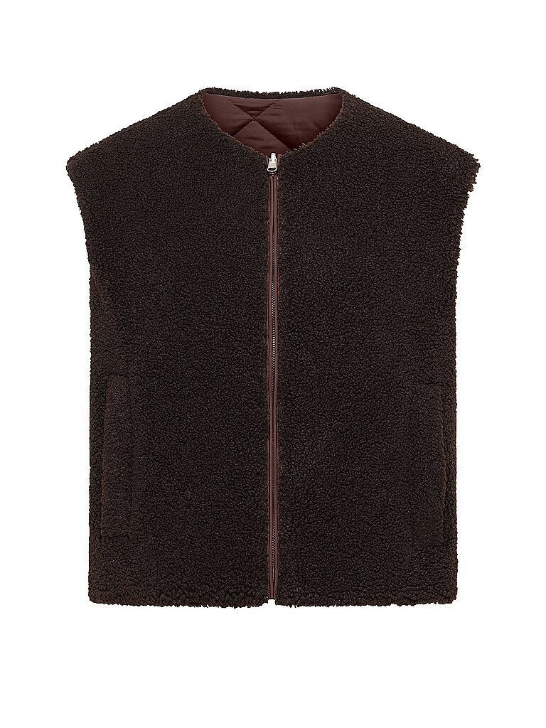 Lanius Chaleco reversible DEDDY marrón