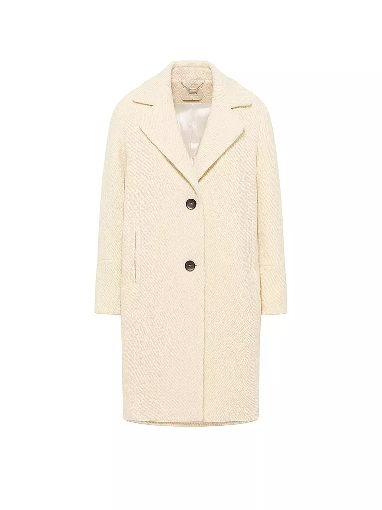 LANIUS | Abrigo de lana | Crema
