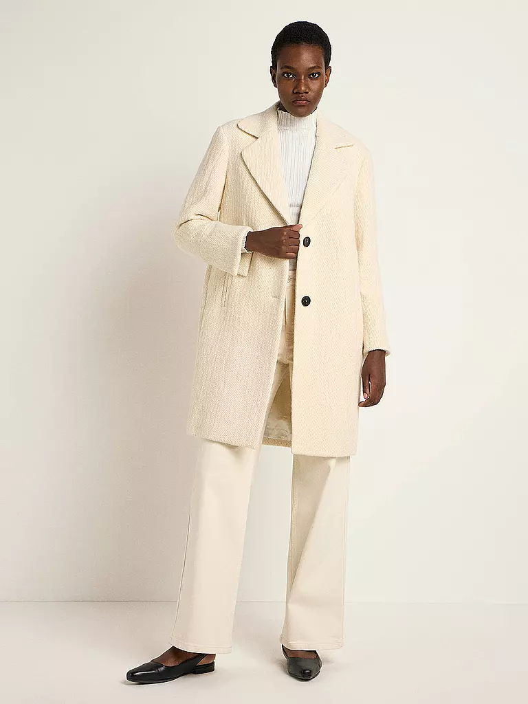 LANIUS | Abrigo de lana | Crema