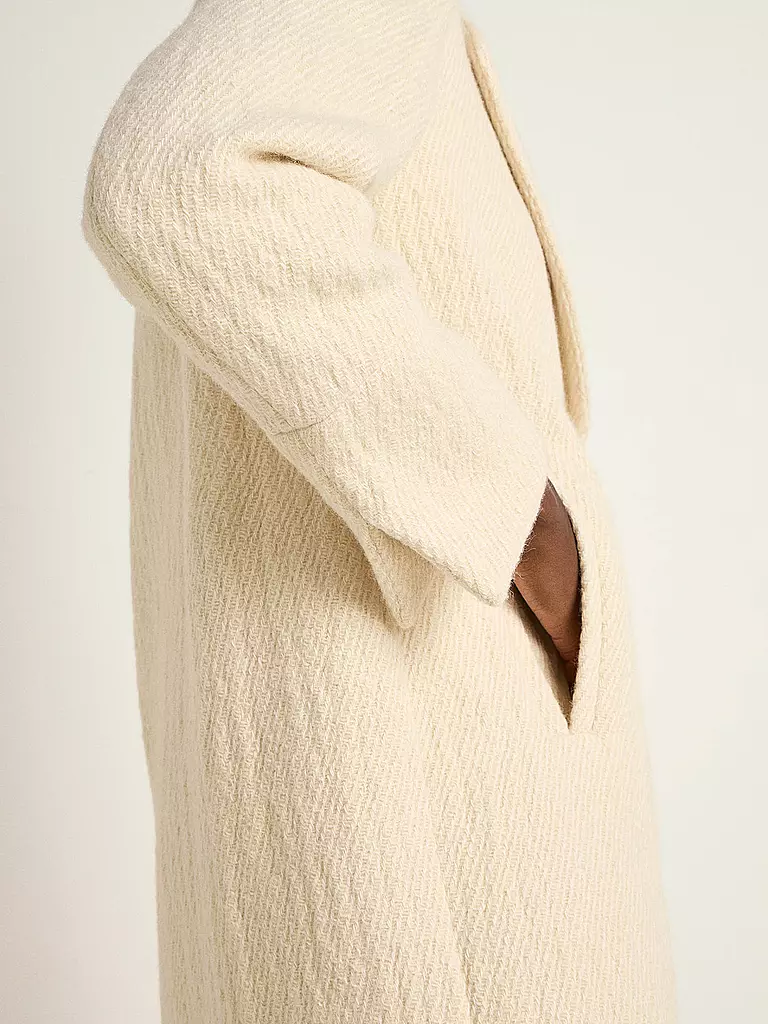 LANIUS | Abrigo de lana | Crema