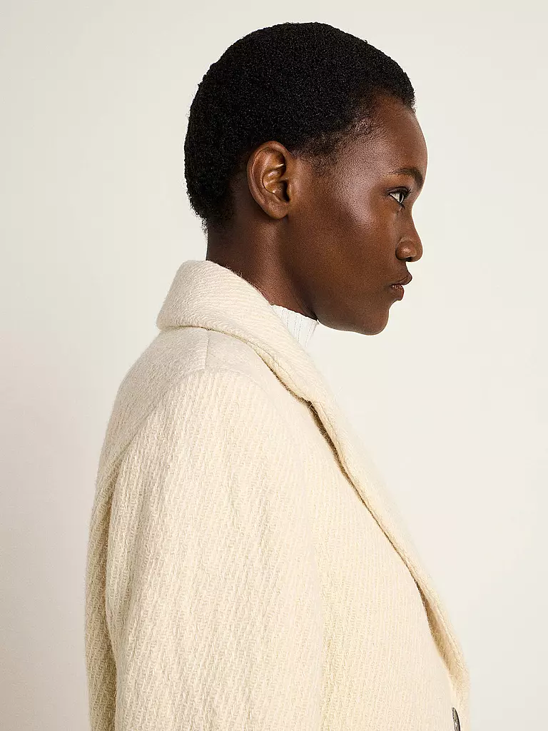 LANIUS | Abrigo de lana | Crema