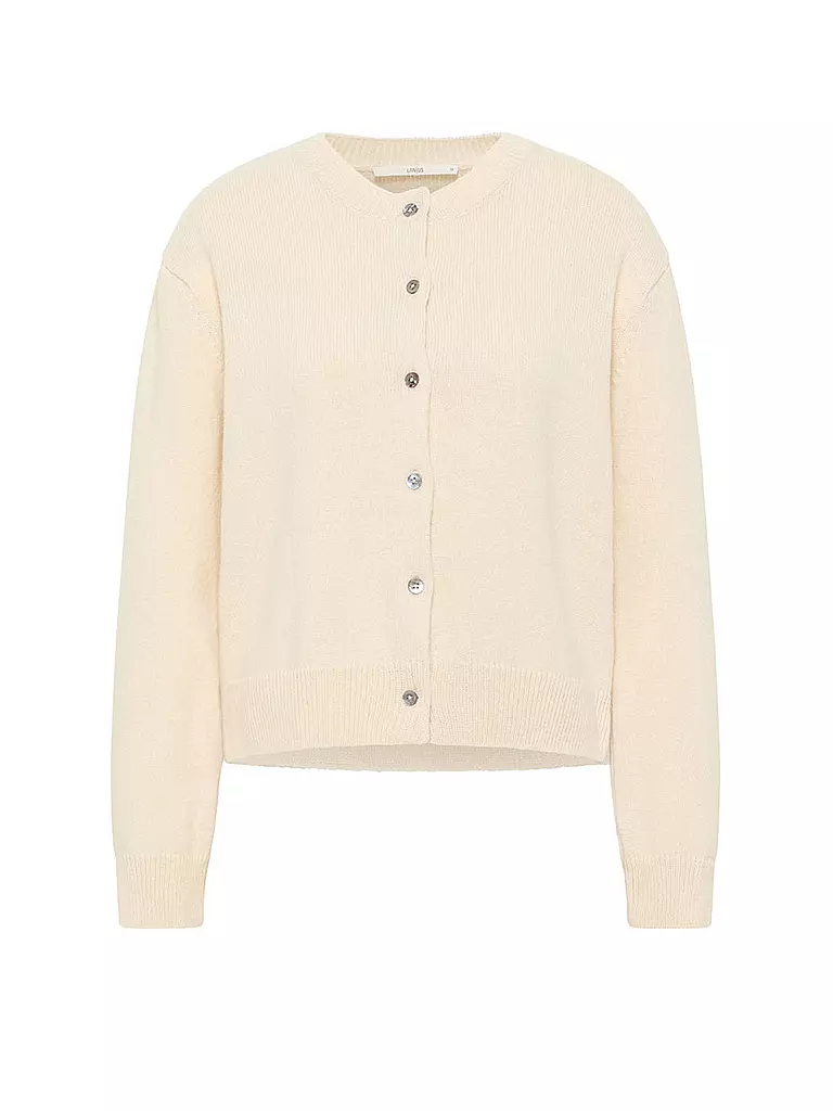 LANIUS | Cárdigan Boxy Fit | Crema