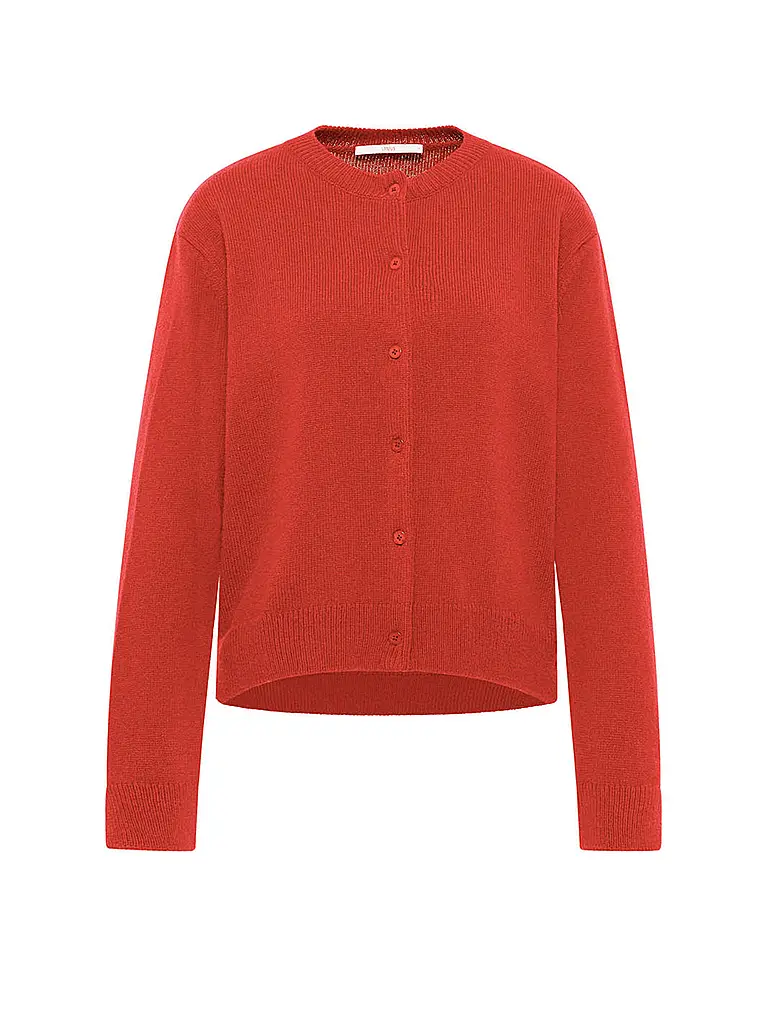 LANIUS | Cárdigan Boxy Fit | Rojo