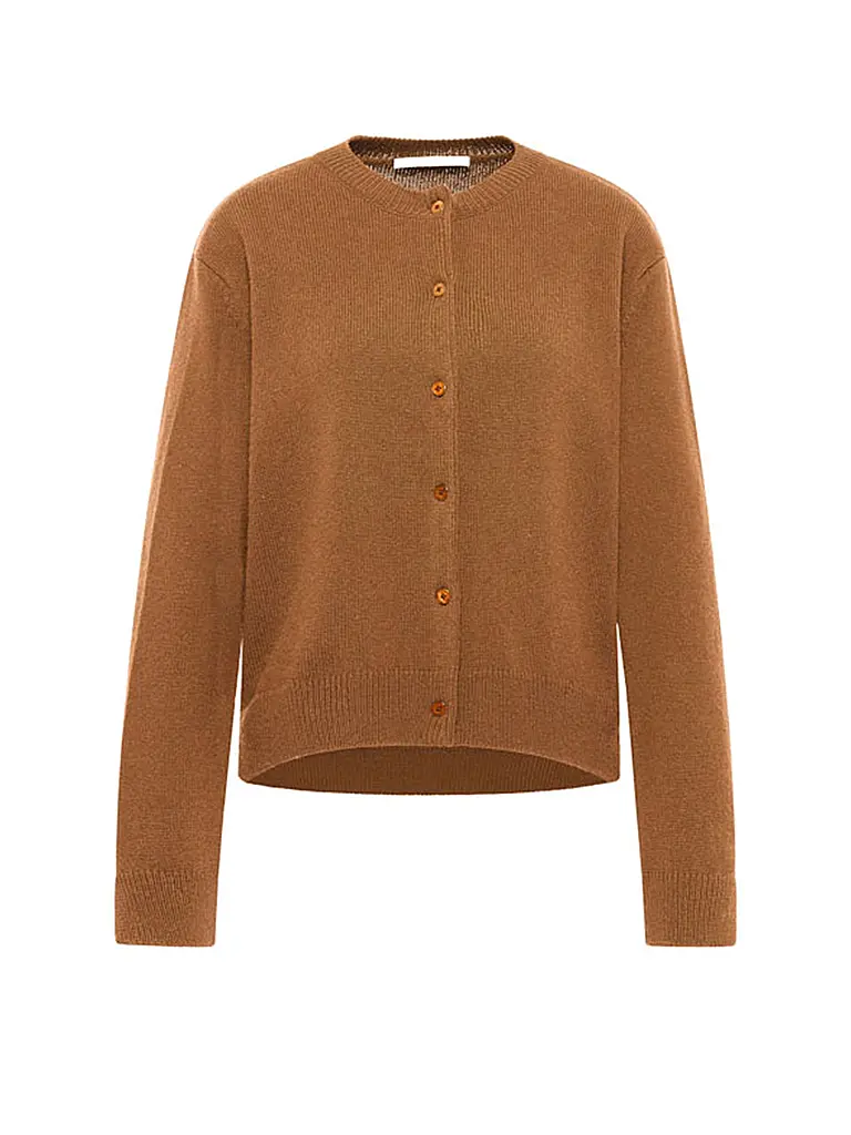 LANIUS | Cárdigan Boxy Fit | Camel