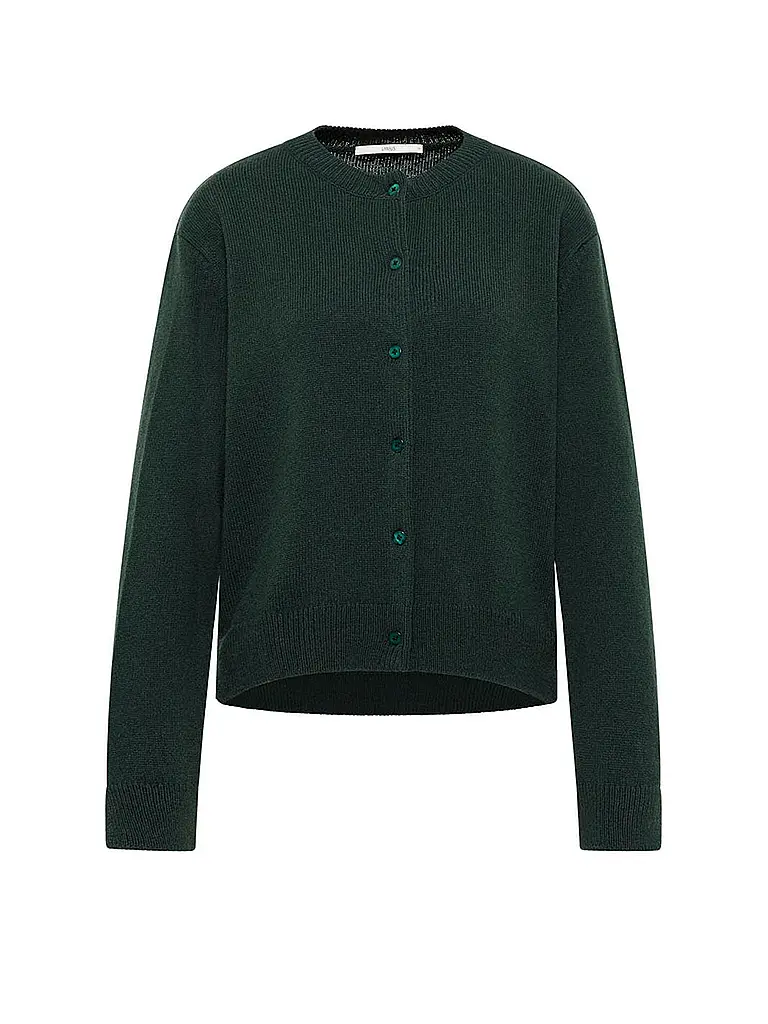 LANIUS | Cárdigan Boxy Fit | Verde oscuro