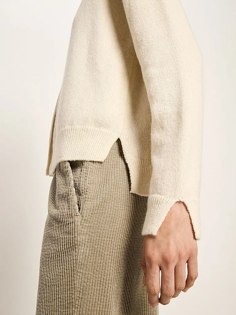 LANIUS | Cárdigan Boxy Fit | Crema