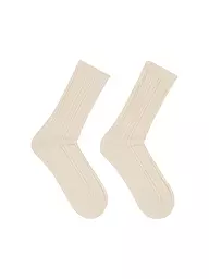 LANIUS | Calcetines blanco roto | Crema