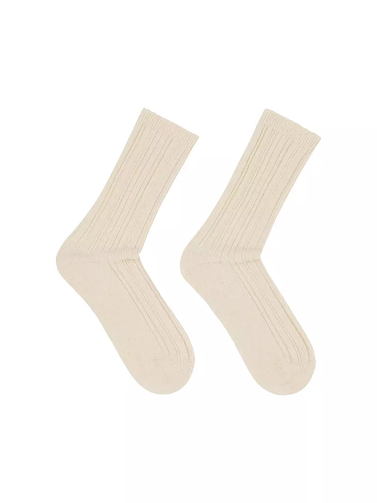LANIUS | Calcetines blanco roto | Crema