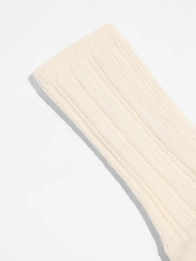 LANIUS | Calcetines blanco roto | Crema