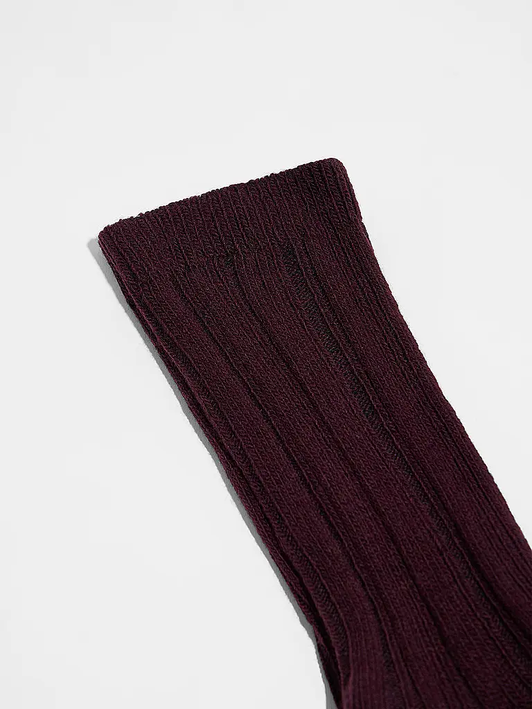 LANIUS | Calcetines burdeos | 