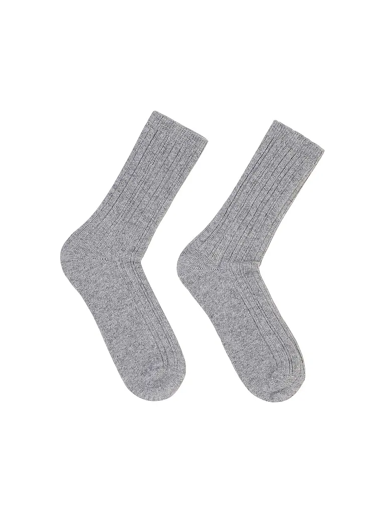 LANIUS | Calcetines gris mélange | Gris