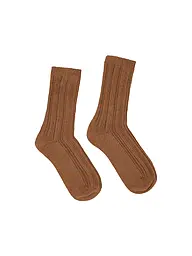LANIUS | Calcetines blanco roto | Camel