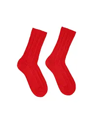 LANIUS | Calcetines blanco roto | Rojo