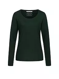 LANIUS | Camiseta de manga larga | Verde oscuro