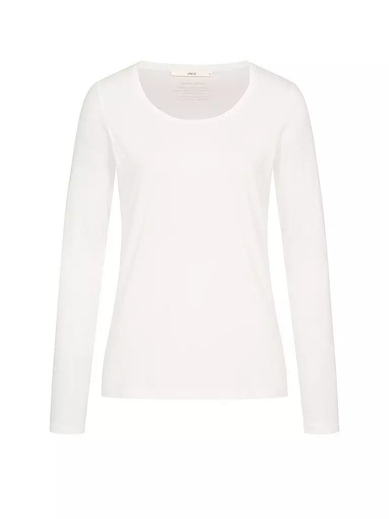 LANIUS | Camiseta de manga larga | Blanco
