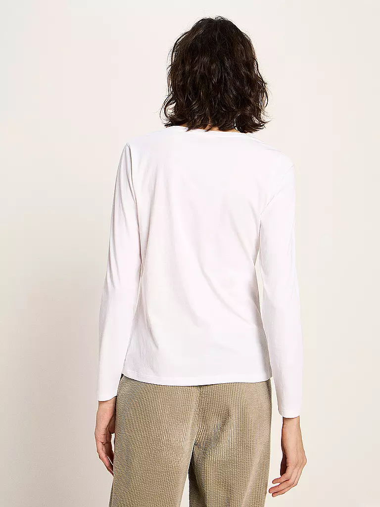 LANIUS | Camiseta de manga larga | Blanco