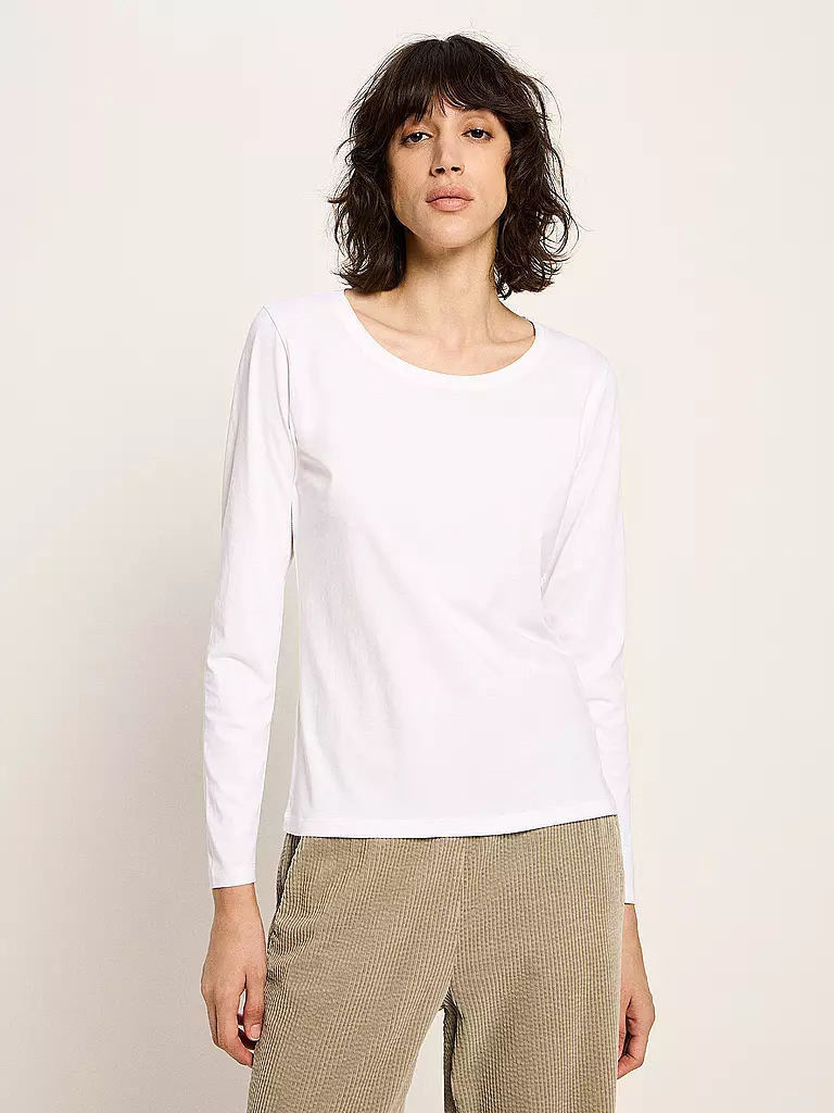 LANIUS | Camiseta de manga larga | Blanco