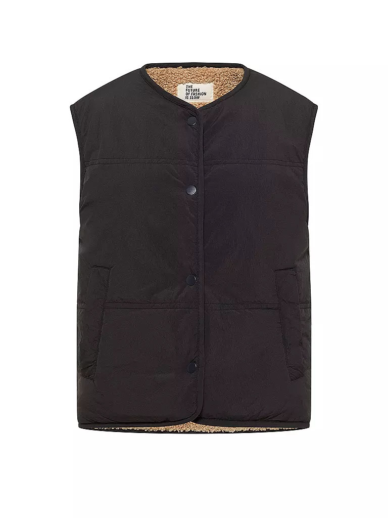 LANIUS | Chaleco reversible | Negro