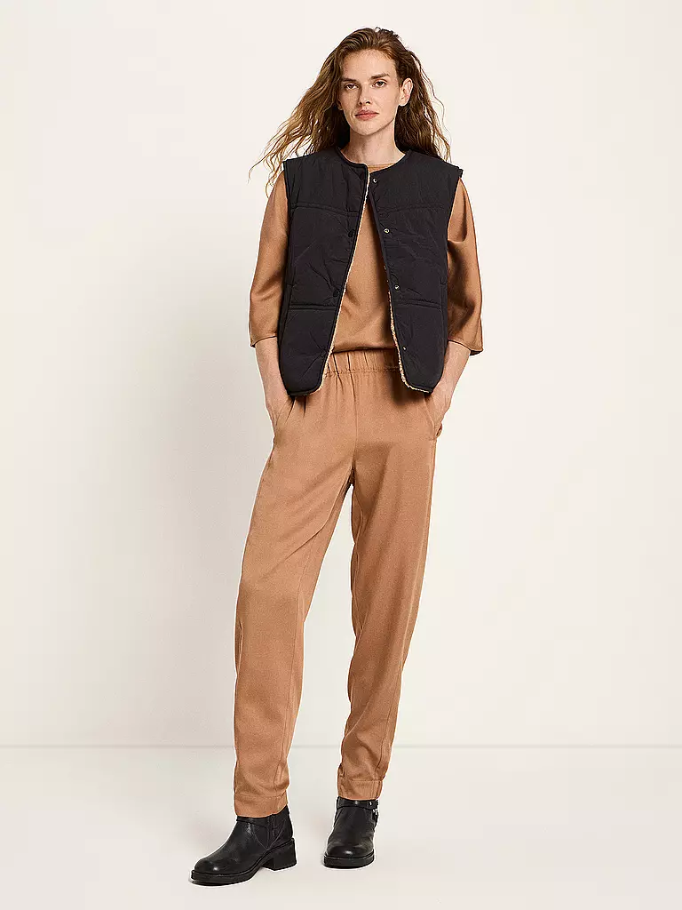 LANIUS | Chaleco reversible | Negro