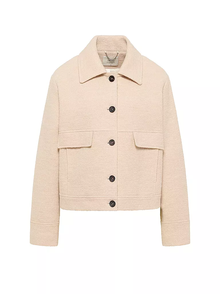LANIUS | Chaqueta de lana hervida | Crema