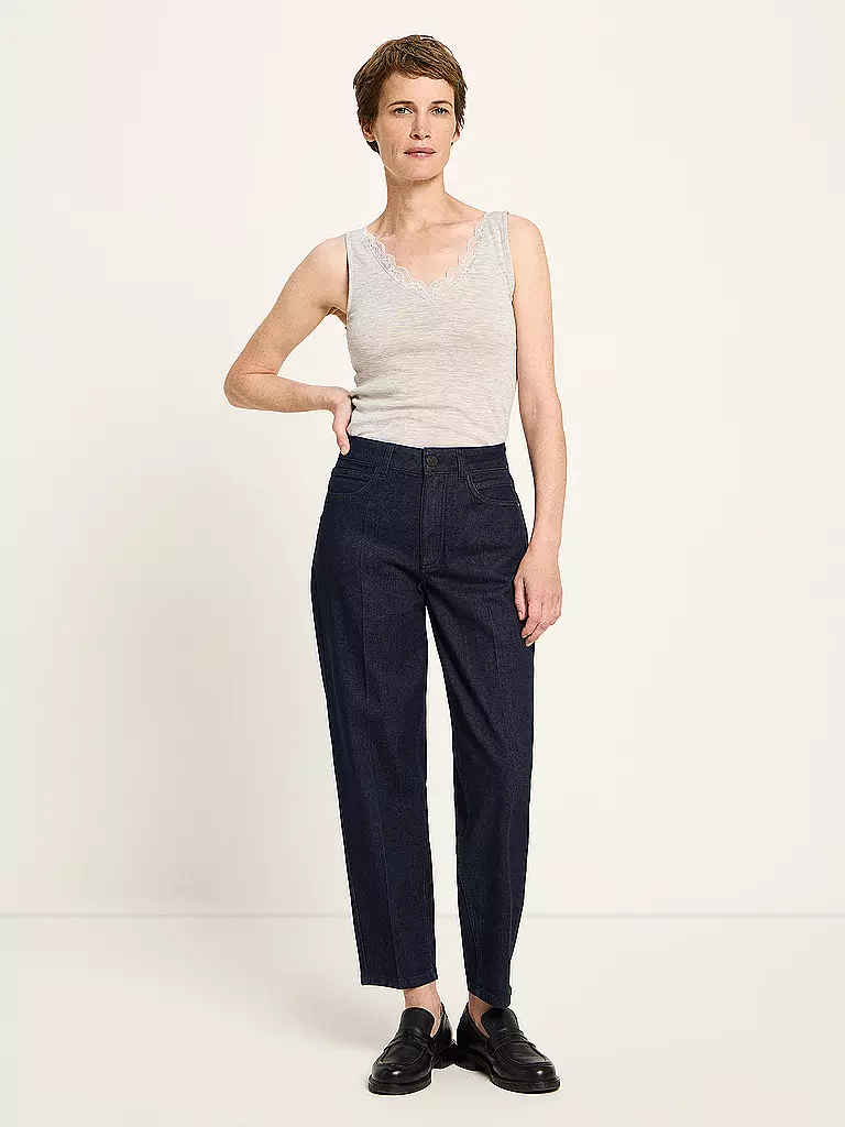 LANIUS | Jeans Boyfriend Fit | Azul oscuro
