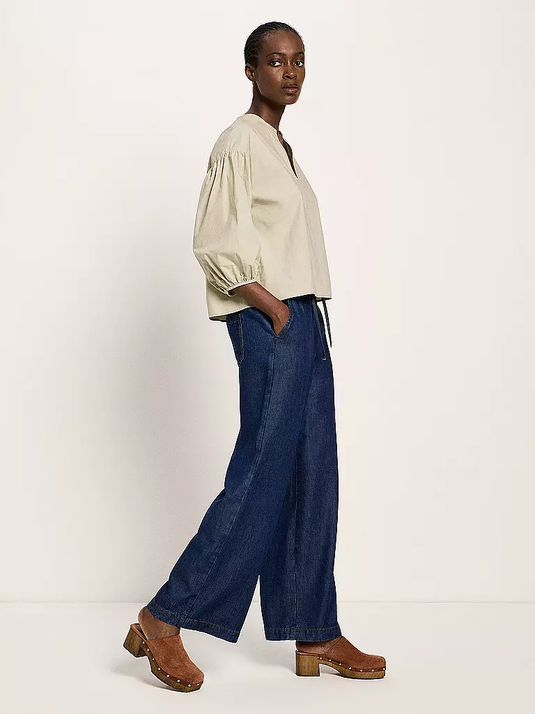 LANIUS | Jeans de pierna ancha | Azul oscuro