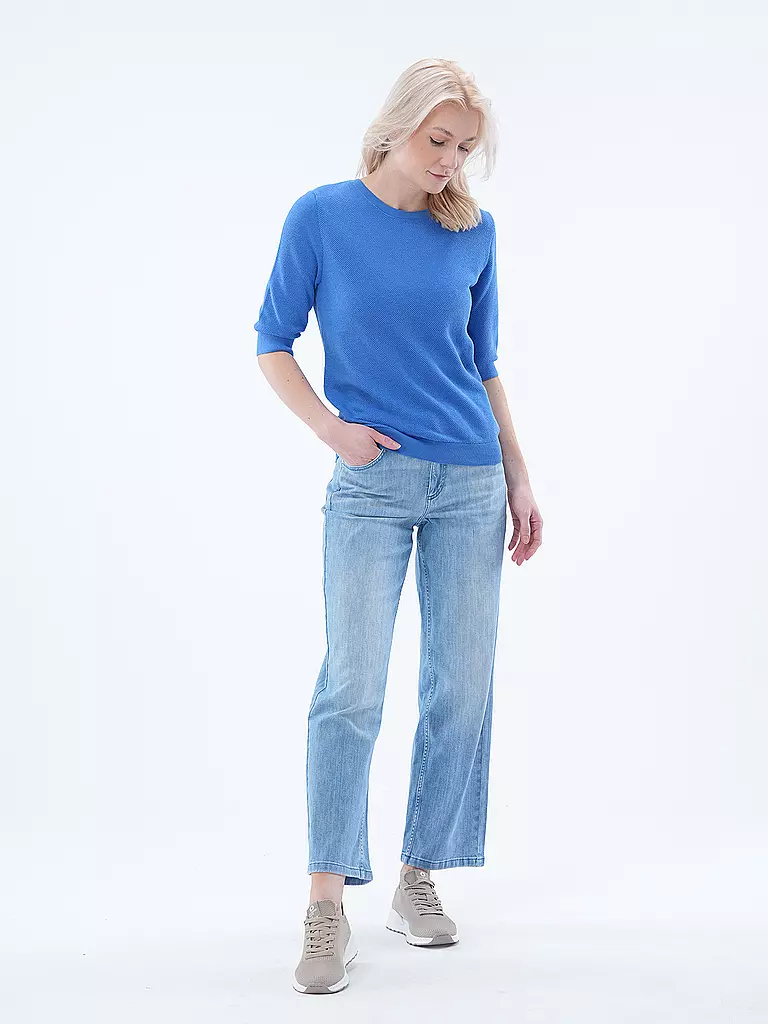 LANIUS | Jeans Relaxed Fit 7/8 | Azul claro