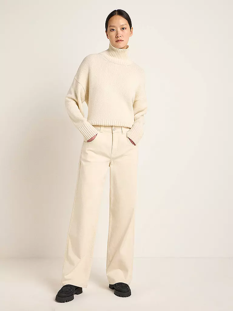 LANIUS | Jeans Wide Leg  | Crema