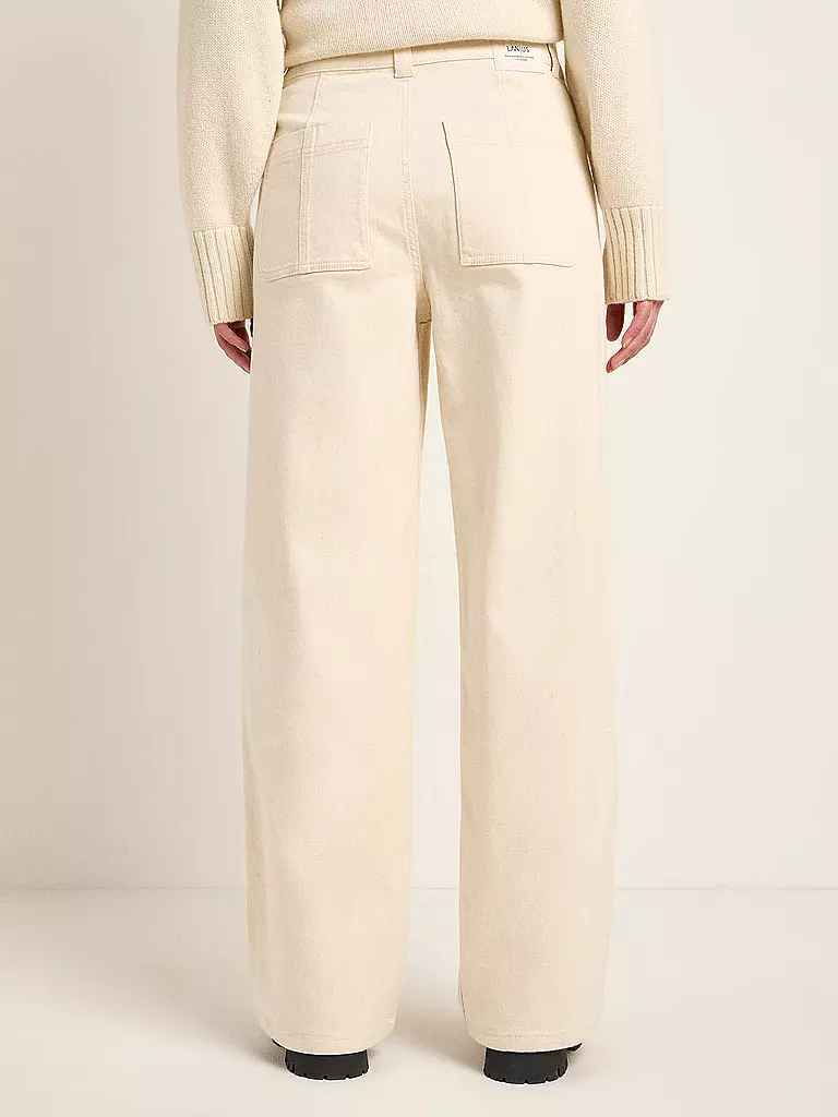 LANIUS | Jeans Wide Leg  | Crema