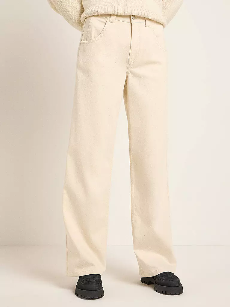 LANIUS | Jeans Wide Leg  | Crema