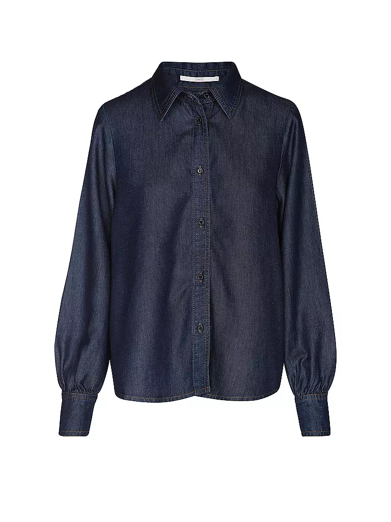 LANIUS | Jeansbluse | Azul oscuro