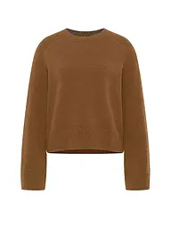 LANIUS | Jersey corte cropped | Camel